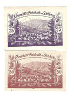 **Austria Notgeld Steinbach Am Ziehberg  25+50 Heller 1024a Cat Val 2 Euro - Autriche