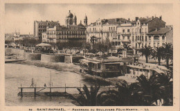 ZY 121-(83) SAINT RAPHAEL - PANORAMA DU BOULEVARD FELIX MARTIN - 2 SCANS - Saint-Raphaël