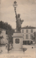 ZY 121-(83) SAINT CYR SUR MER - LA STATUE DE LA LIBERTE - ANIMATION  - 2 SCANS - Saint-Cyr-sur-Mer