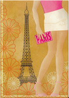CPM PARIS Tour Eiffel Et Mannequin - Contemporain (à Partir De 1950)