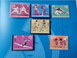 CUBA  NEUF  2007   JUEGOS  DEPORTIVOS  PANAMERICANOS  //  Avec Gomme Le 45c Et 75c Sans. - Unused Stamps