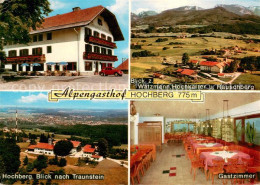 73650928 Traunstein Oberbayern Alpengasthof Hochberg Mit Watzmann Hochkalter Und - Traunstein