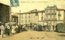 11 - Coursan - Place De La République - Marché - Sonstige & Ohne Zuordnung