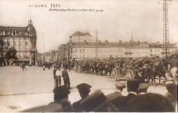 Carte Photo ; Allemmands A Amiens , Face A La Gare - Guerra 1914-18
