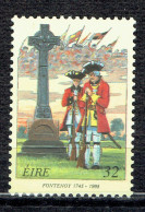 250ème Anniversaire De La Bataille De Fontenoy (émission Conjointe Avec La Belgique) - Unused Stamps