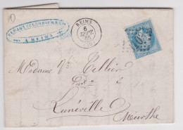 REIMS, 1868, GC 3103 Sur Napoléon N°29 ( SN24/86/3.2) - 1849-1876: Période Classique