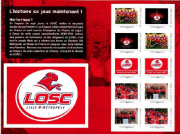 Collector N° 115 France  ** LOSC Lille Football 10 T Adhésif  Prix Envoi Poste 2€50 - Ongebruikt