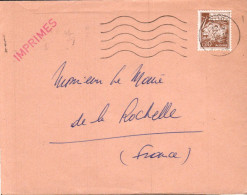 ALGERIE SEUL SUR LETTRE POUR LA FRANCE 1964 - Algérie (1962-...)