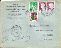 DECARIS N° 1263 X 2/1230A/1231 S/L. DE ST PIERRE D’OLERON/4.3.61 - 1960 Marianne De Decaris