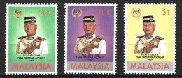 MALAISIE. N°426-8 De 1989. Sultan. - Malesia (1964-...)