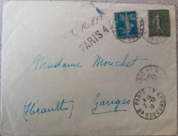 Cachet Sur Lettre Paris 47 - 1921-1960: Modern Period