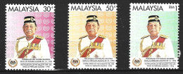 MALAISIE. N°544-6 De 1994. Sultan. - Malesia (1964-...)