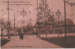 ZY 139-(13) MARSEILLE  - EXPOSITION COLONIALE 1922 - PALAIS DE MADAGASCAR ET DEPENDANCES  - 2 SCANS - Koloniale Tentoonstelling 1906-1922