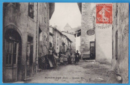 CPA JURA (39) - MONTFLEUR - GRANDE RUE - BUREAU DE TABAC - Otros & Sin Clasificación