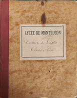 Commentry 03600 Cahier De Texte Thivrier Léon - Manoscritti