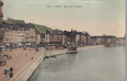 ZY 142- LIEGE - QUAI DE LA BATTE - VUE GENERALE - CARTE COLORISEE - EDIT. GRAND BAZAR ANSPACH , BRUXELLES - Liège