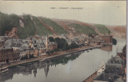 ZY 142- DINANT - PANORAMA - CARTE COLORISEE - EDIT. GRAND BAZAR ANSPACH , BRUXELLES - Dinant