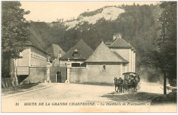 38 GRANDE CHARTREUSE. Distillerie Fourvoierie - Chartreuse