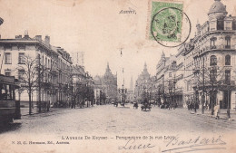 ZY 142- ANVERS - L'AVENUE DE KEYSER - PERSPECTIVE DE LA RUE LEYS - Antwerpen