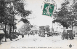 CPA. [75] > TOUT PARIS > N° 186 Bis - Boulevard De Strasbourg à La Gare De L'Est - (Xe Arrt.) 1913 Coll. F. Fleury -TBE - Distretto: 10