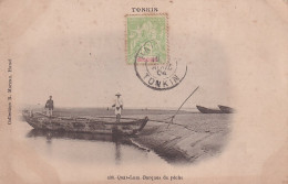 ZY 145- QUAT LAM , VIETNAM - BARQUES DE PECHE - ANIMATION - CORRESPONDANCE 1904 - Viêt-Nam