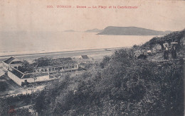 ZY 145- DOSON , TONKIN - LA PLAGE ET LA GENDARMERIE - VUE GENERALE - Vietnam