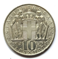 Grèce - 10 Drachmes 1968 - Grecia