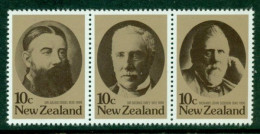 NEW ZEALAND 1979 Mi 764-66 Strip Of Three** New Zealand Statesmen During The 19th Century [B903] - Otros & Sin Clasificación