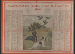 Calendrier PTT  1941 :/imp Oller    Complet De Ses Feuillets ; (CAL PTT 1941M) - Grossformat : 1941-60