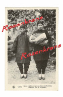 Old Postcard China Chine Missions De Scheut Missie Van Old Missionary Card Mission Native Woman With Child En Costume - Chine