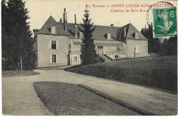 Saint Léger Sous Beuvray En Morvan Chateau Du Bois Roux, Rare - Other & Unclassified