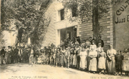 84 - Usine J. Blanc Joncquières - Une Partie Du Personnel Devant L'entrée - Purée De Tomates : Le Paysan - Otros & Sin Clasificación