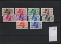 Kongo Kinshasa Michel Cat.No. Mnh/**  49/58 - Unused Stamps