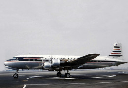 Aviation Postcard-WGA-1460 GREAT LAKES AIRLINES Douglas DC-6 - 1946-....: Moderne