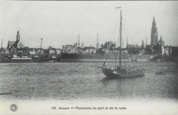 ANVERS : Panorama Du Port Et De La Rade. Carte Impeccable. - Antwerpen