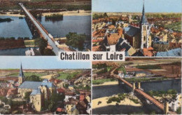 45 CHATILLON SUR LOIRE  -  MULTIVUES  -  CPSM PF  - - Chatillon Coligny