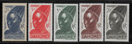 DAHOMEY 1941 - YT 137/141** - Nuevos