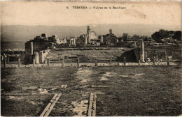 CPA AK TEBESSA Ruines De La Basilique ALGERIA (1388877) - Tebessa