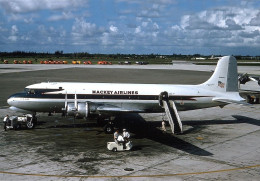 Aviation Postcard-WGA-1461 MACKEY AIRLINES Douglas DC-4 - 1946-....: Ere Moderne