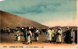 CPA AK Un Convoi Militaire - Scenes Et Types ALGERIA (1388832) - Other & Unclassified