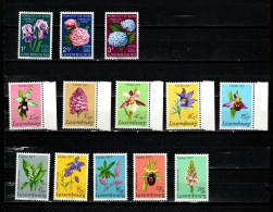 FLOWERS MNH LUXEMBOURG 564/566+864/868+907/911 - Other & Unclassified