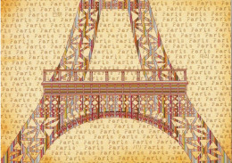 CPM PARIS Tour Eiffel - Contemporánea (desde 1950)