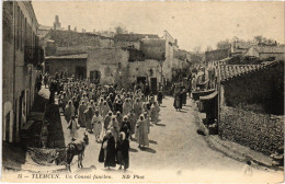 CPA AK TLEMCEN Un Convoi Funebre ALGERIA (1388614) - Tlemcen