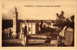 CPA AK LAGHOUAT La Mosquee Et Au Fond Le Fort Morand ALGERIA (1388616) - Laghouat