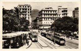 CPA AK ORAN Place Du Marechal Foch - Station Des Tramways ALGERIA (1388559) - Oran