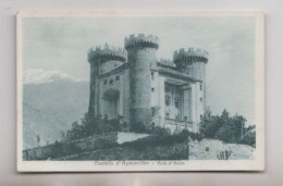 Castello Di Aymavilles - Valle D'Aosta  -  Vg.  24/02/1941  Dest. Masserano  (1346) - Altri & Non Classificati