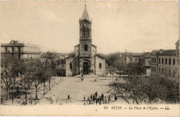 CPA AK SETIF La Place De L'Eglise ALGERIA (1388480) - Sétif