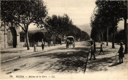 CPA AK BLIDA Avenue De La Gare ALGERIA (1388478) - Blida