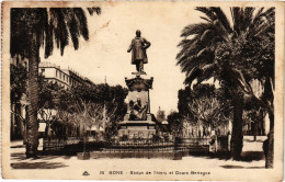 CPA AK BONE Statue De Thiers Et Cours Bertagna ALGERIA (1388465) - Annaba (Bône)