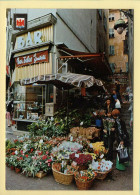 Marchande De Fleurs Dans Un Quartier De La Vieille Ville / Nice / Blason / Bar Tabac (voir Scan Recto/verso) - Street Merchants